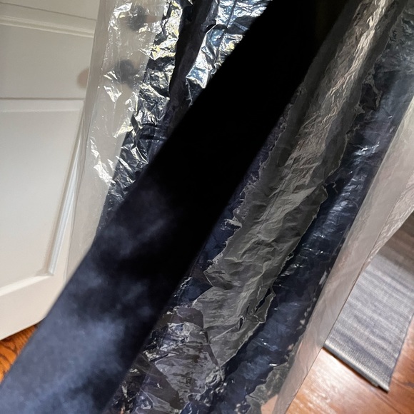 Size 18 Navy Lace Teri Jon long gown - Picture 9 of 9